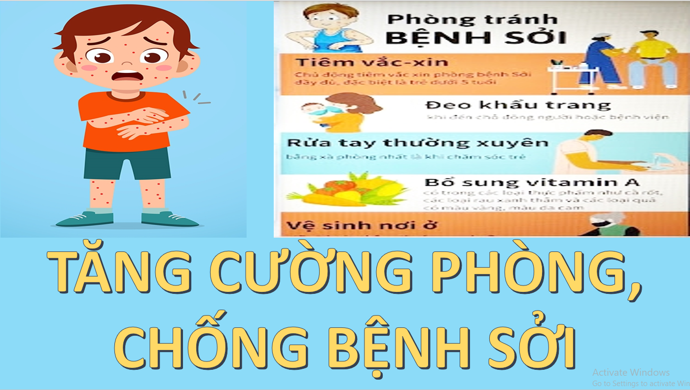 Tiếp tục tăng cường công tác phòng, chống dịch bệnh Sởi và  bệnh Đậu mùa khỉ