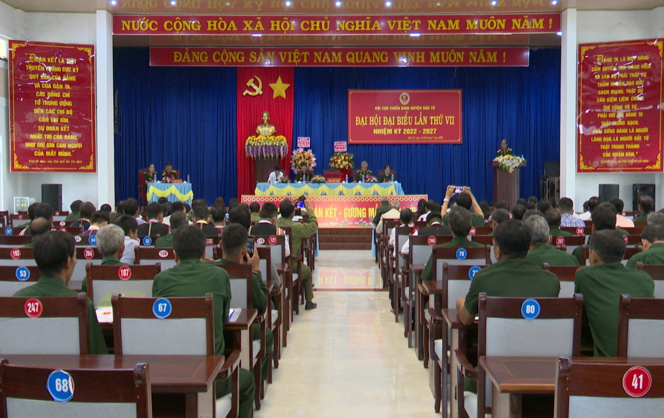 Đại hội đại biểu Hội Cựu chiến binh huyện Đăk Tô lần thứ VII, nhiệm kỳ 2022 – 2027
