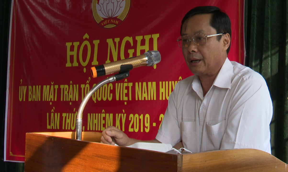 Ủy ban MTTQ Việt Nam huyện tổ chức Hội nghị lần thứ 7, khóa X,  nhiệm kỳ 2019 - 2024