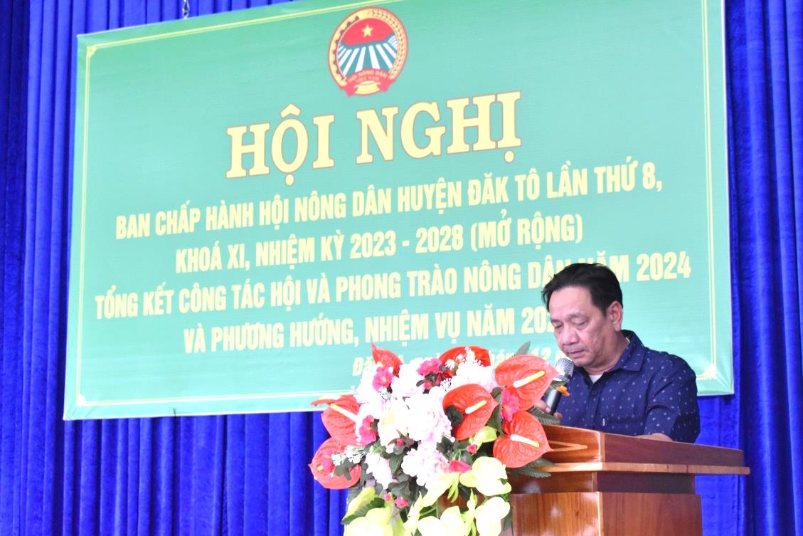 Hội nghị tổng kết công tác Hội và phong trào nông dân năm 2024, đề ra phương hướng, nhiệm vụ năm 2025