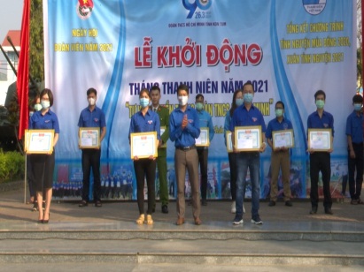 Tỉnh đoàn Kon Tum tổ chức Lễ khởi động Tháng Thanh niên năm 2021 cấp tỉnh tại huyện Đăk Tô