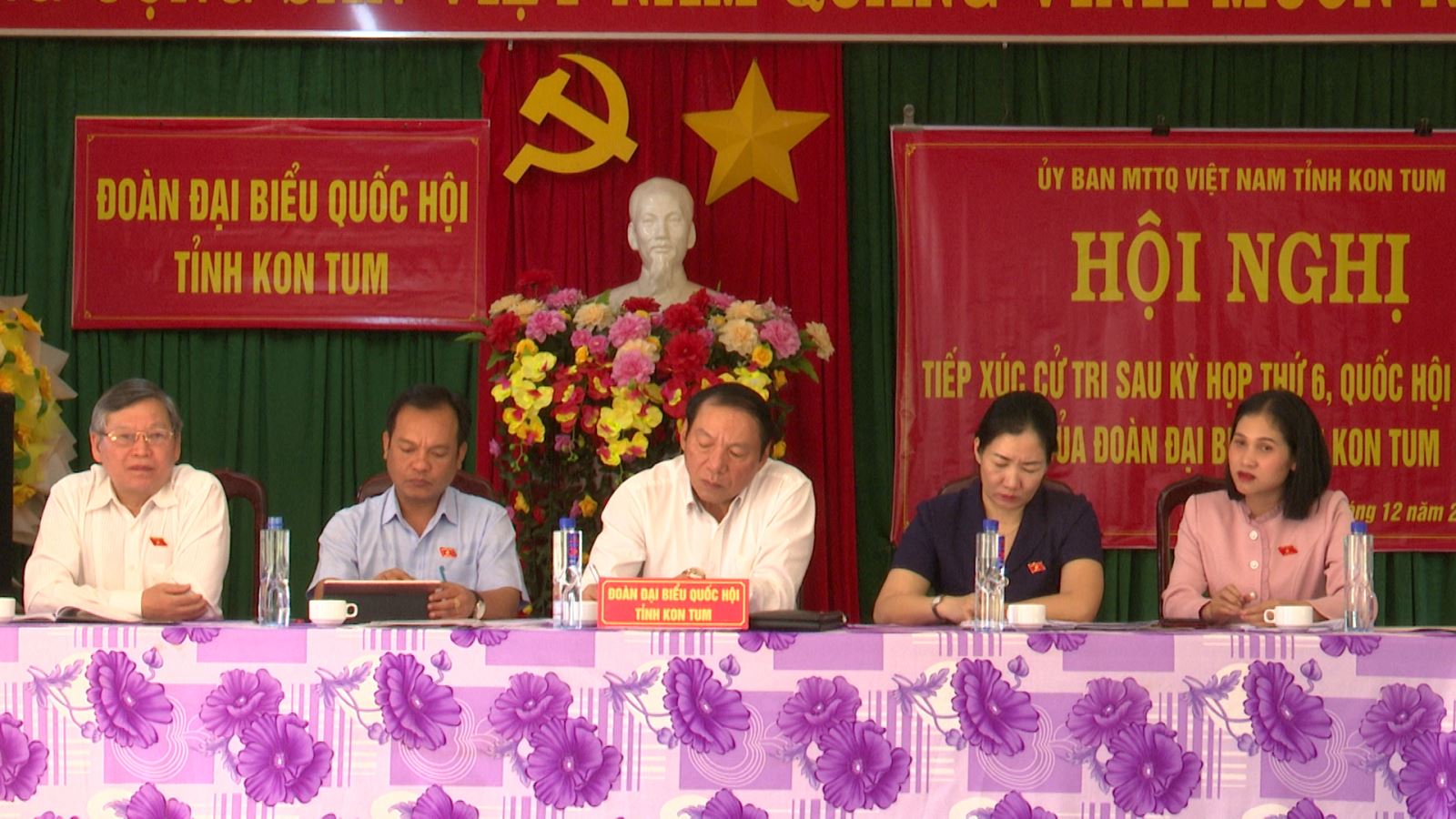 Đoàn Đại biểu Quốc hội tỉnh tiếp xúc cử tri tại huyện Đăk Tô