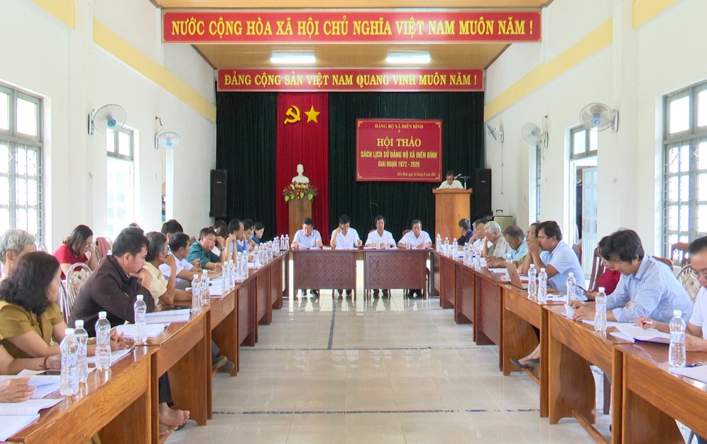 Hội thảo sách “Lịch sử Đảng bộ xã Diên Bình” giai đoạn năm 1972 - 2020