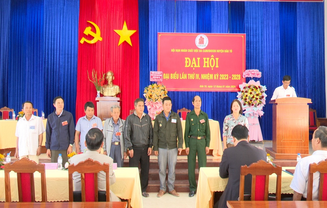 Đại hội đại biểu Hội Nạn nhân chất độc da cam/điôxin huyện Đăk Tô lần thứ IV, nhiệm kỳ 2023 – 2028