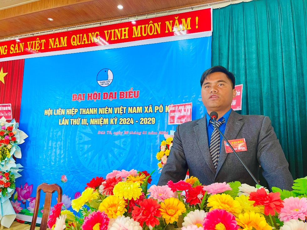 Đại hội điểm Hội LHTN Việt Nam xã Pô Kô lần thứ III, nhiệm kỳ 2024 – 2029