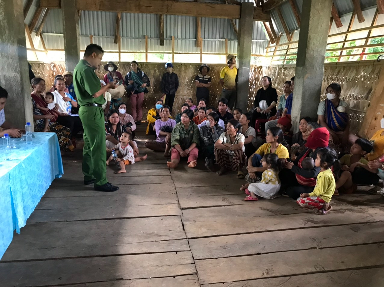 Phát động phong trào Toàn dân bảo vệ an ninh Tổ quốc tại thôn Kon Đào