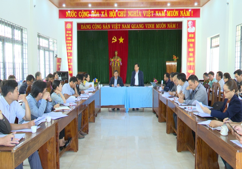 Sở Nông nghiệp và Phát triển nông thôn kiểm tra, đánh giá kết quả xây dựng Nông thôn mới tại xã Văn Lem