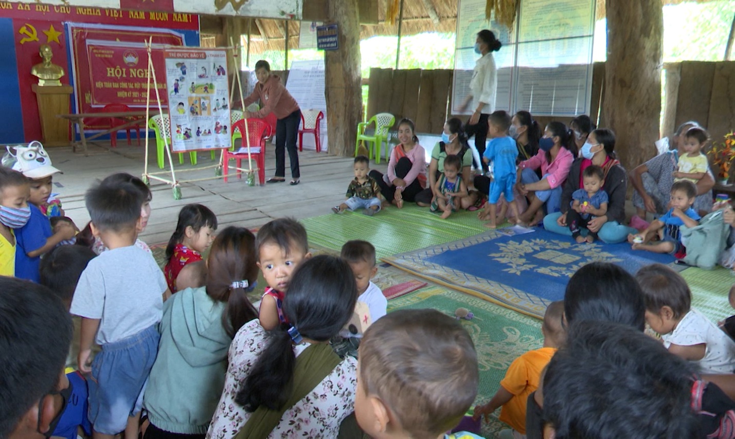 Công tác bảo vệ, chăm sóc và giáo dục trẻ em tại huyện Đăk Tô