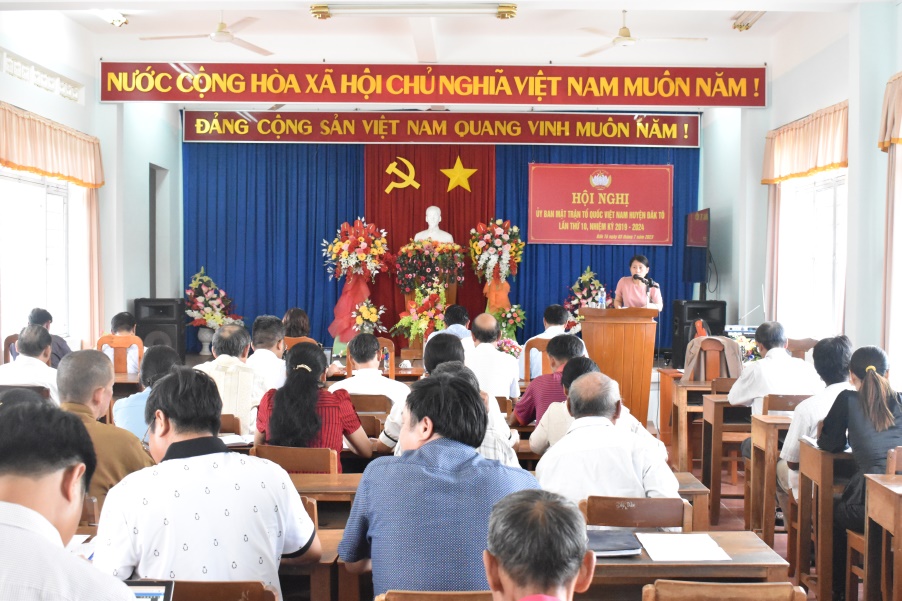 Ủy ban MTTQ Việt Nam huyện sơ kết kết quả công tác Mặt trận 6 tháng đầu năm 2023