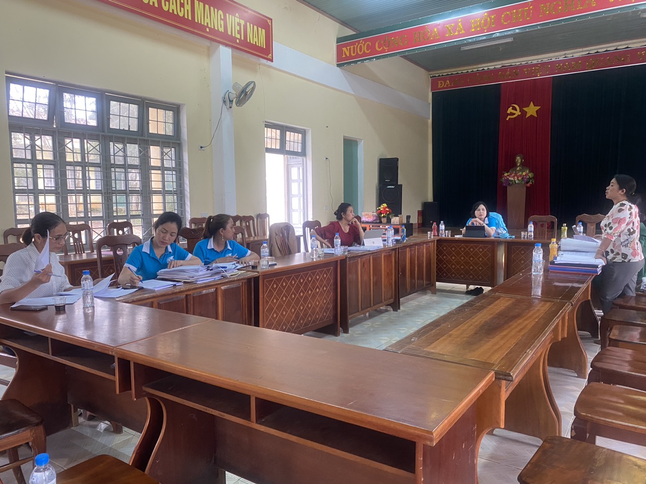 Hội Liên hiệp phụ nữ tỉnh Kon Tum kiểm tra công tác Hội 6 tháng đầu năm 2023 tại huyện Đăk Tô