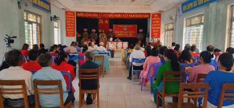 Hội người cao tuổi xã Tân Cảnh tổ chức đại hội đại biểu hội Người cao tuổi lần thứ  V - Nhiệm kỳ 2021-2026