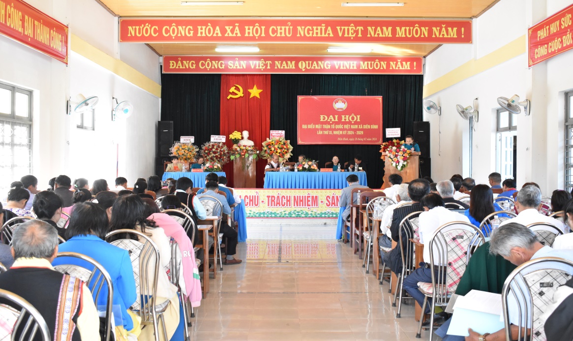 Đại hội đại biểu MTTQ Việt Nam xã Diên Bình lần thứ XI, nhiệm kỳ 2024 – 2029